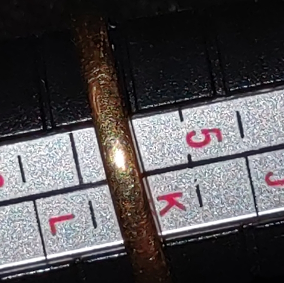 VINTAGE 14k solid gold jade ring - Picture 6 of 10